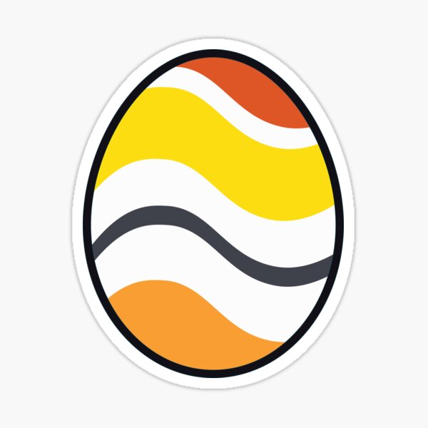 Item preview, Egg | Red Orange Yellow | Stripes v2 designed and sold by Wintre2.