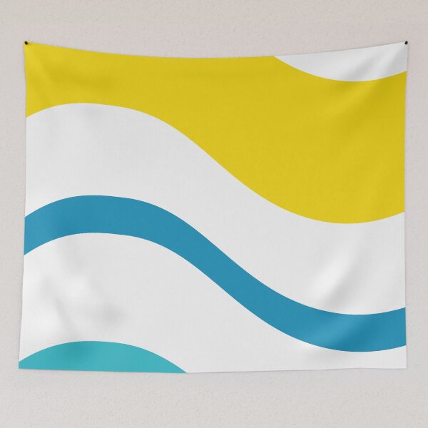 Item preview, Egg | Blue Yellow Orange | Stripes v2 designed and sold by Wintre2.