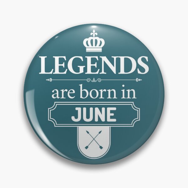 Item preview, Legends Are Born In June | Birthday Gift | designed and sold by Minimalwiz.