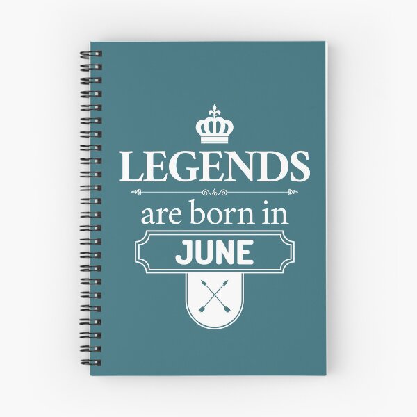 Item preview, Legends Are Born In June | Birthday Gift | designed and sold by Minimalwiz.