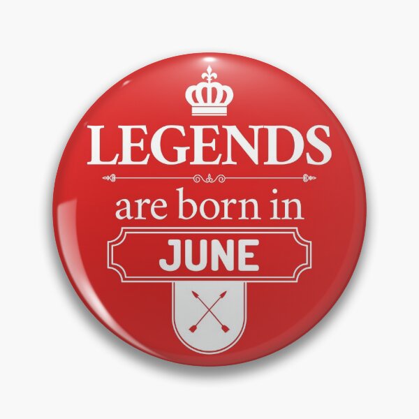 Item preview, Legends Are Born In June | Birthday Gift | designed and sold by Minimalwiz.