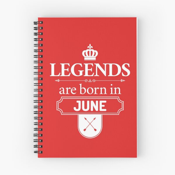 Item preview, Legends Are Born In June | Birthday Gift | designed and sold by Minimalwiz.