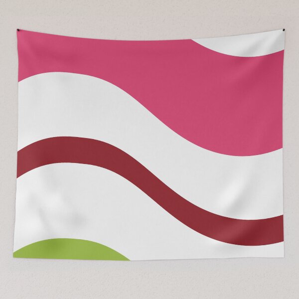 Item preview, Egg | Red Pink Green | Stripes v2 designed and sold by Wintre2.