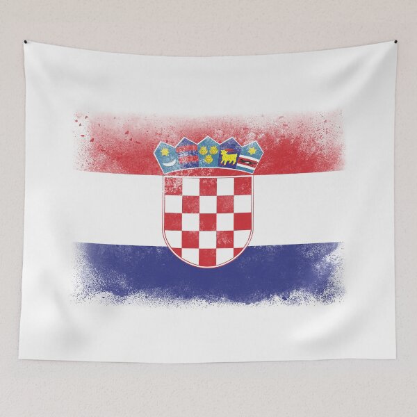 Item preview, Croatia Flag designed and sold by psychoshadow.