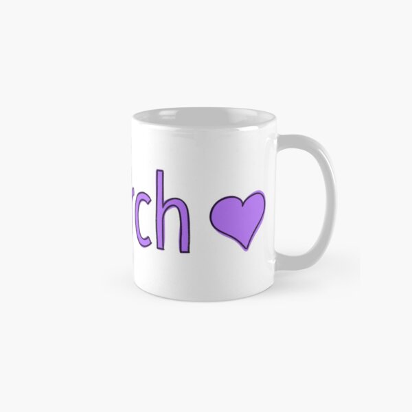 Research Heart (Purple) Classic Mug