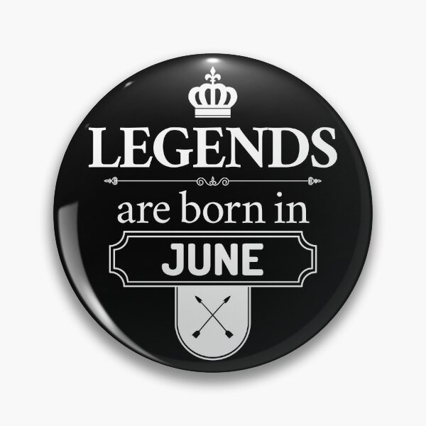 Item preview, Legends Are Born In June | Birthday Gift | designed and sold by Minimalwiz.