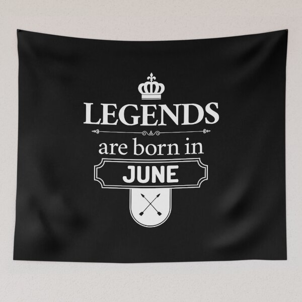 Item preview, Legends Are Born In June | Birthday Gift | designed and sold by Minimalwiz.