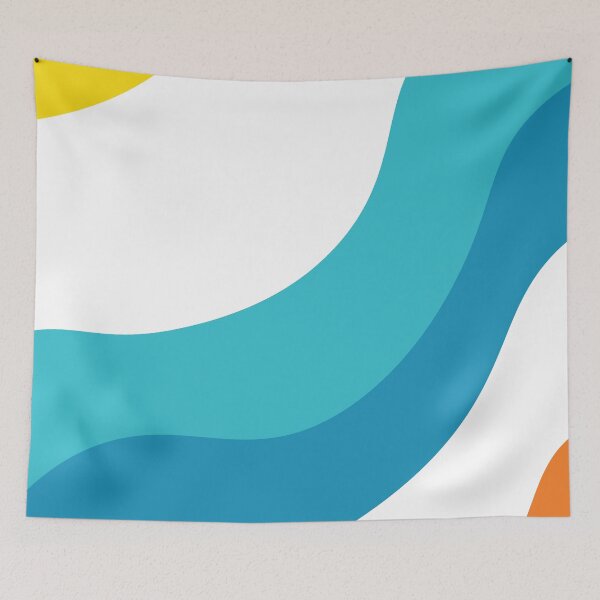 Item preview, Egg | Blue Yellow Orange | Stripes v3 designed and sold by Wintre2.
