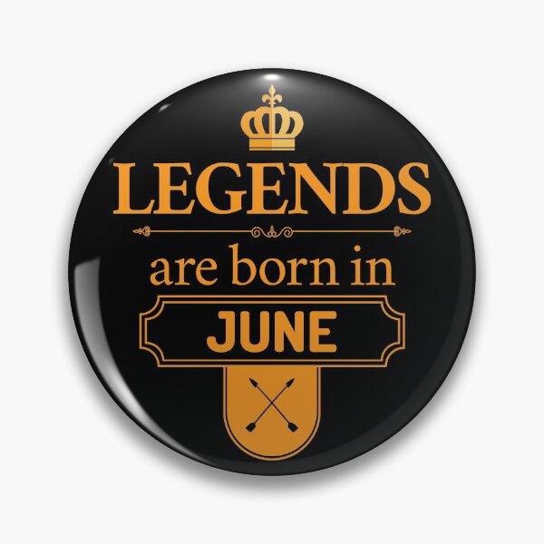 Item preview, Legends Are Born In June | Birthday Gift | designed and sold by Minimalwiz.