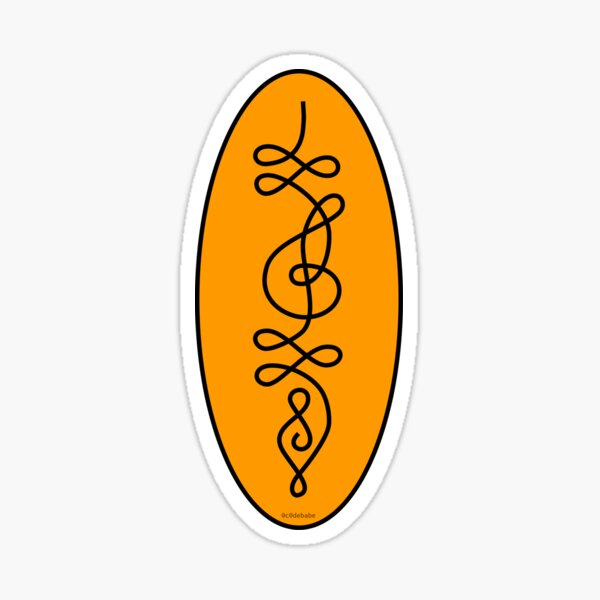 Musical Unalome Sticker