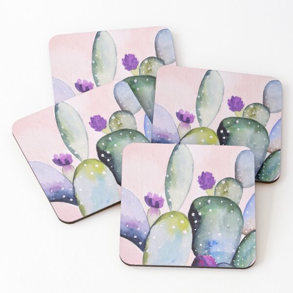 Item preview, Watercolor Cactus Succulent- Illustration designed and sold by CaratCo.