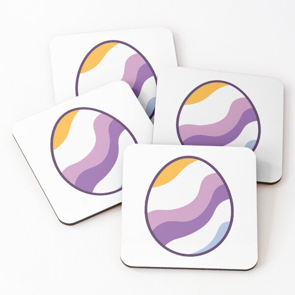 Item preview, Egg | Purple Orange | Stripes v3 designed and sold by Wintre2.