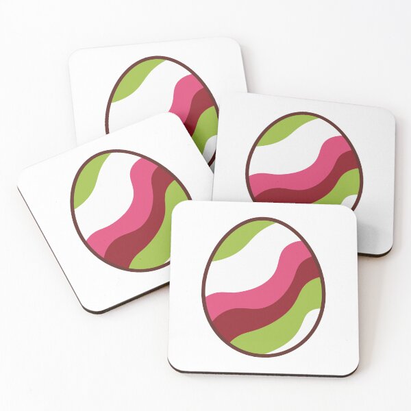 Item preview, Egg | Red Pink Green | Stripes v3 designed and sold by Wintre2.
