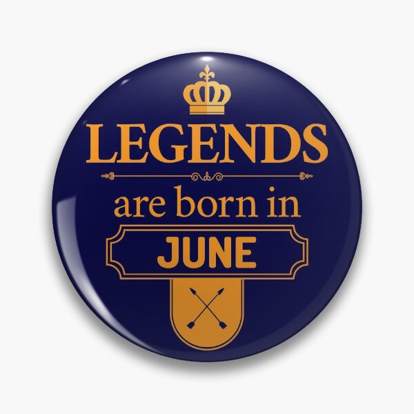 Item preview, Legends Are Born In June | Birthday Gift | designed and sold by Minimalwiz.