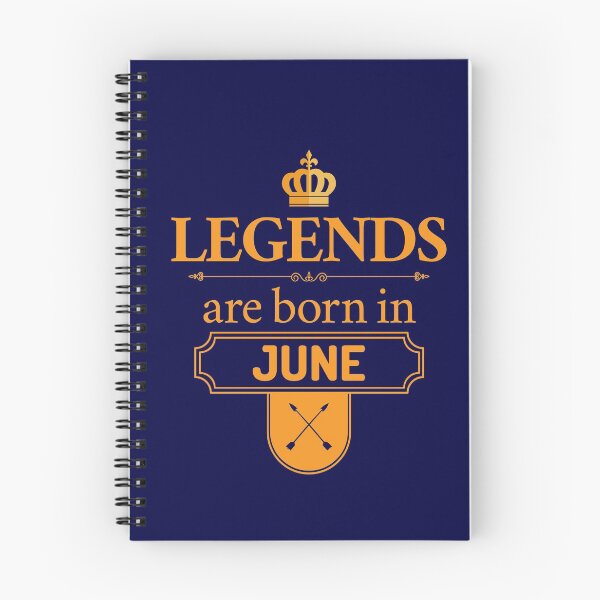 Item preview, Legends Are Born In June | Birthday Gift | designed and sold by Minimalwiz.