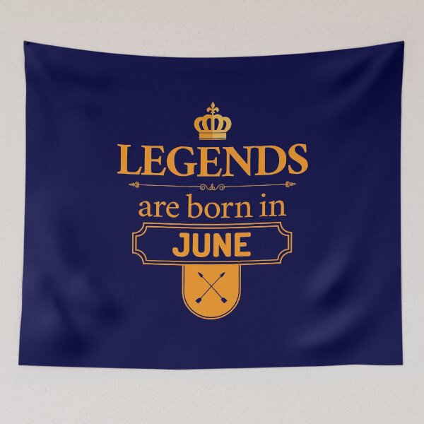 Item preview, Legends Are Born In June | Birthday Gift | designed and sold by Minimalwiz.
