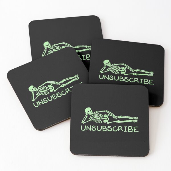 Item preview, Unsubscribe Skeleton designed and sold by najmahsalam.