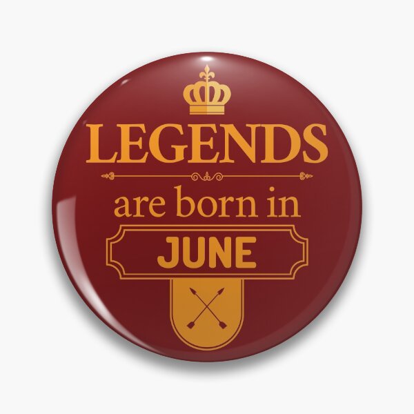 Item preview, Legends Are Born In June | Birthday Gift | designed and sold by Minimalwiz.