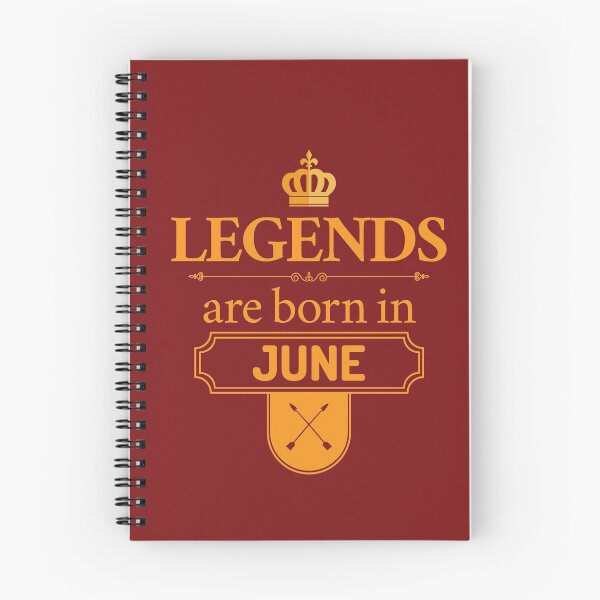 Item preview, Legends Are Born In June | Birthday Gift | designed and sold by Minimalwiz.