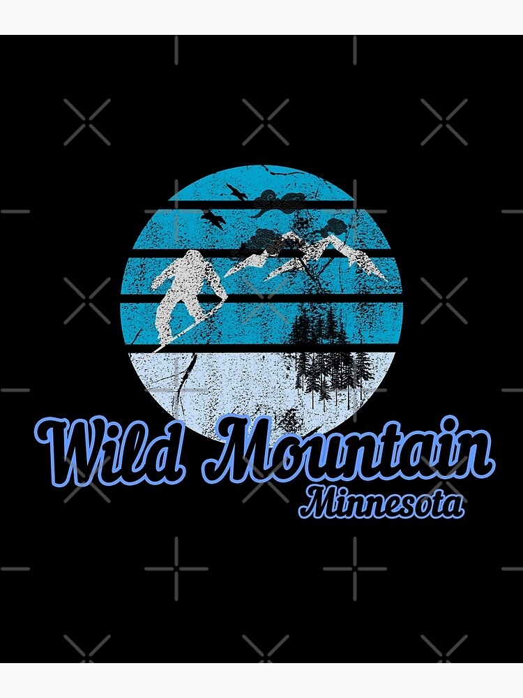 Disover Wild Mountain, Minnesota | Usa Winter | Ski Resort Premium Matte Vertical Poster