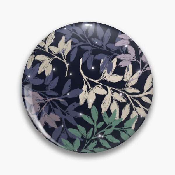 Item preview, Night time Botanical pattern designed and sold by ArtbyTane.
