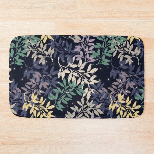 Item preview, Night time Botanical pattern designed and sold by ArtbyTane.