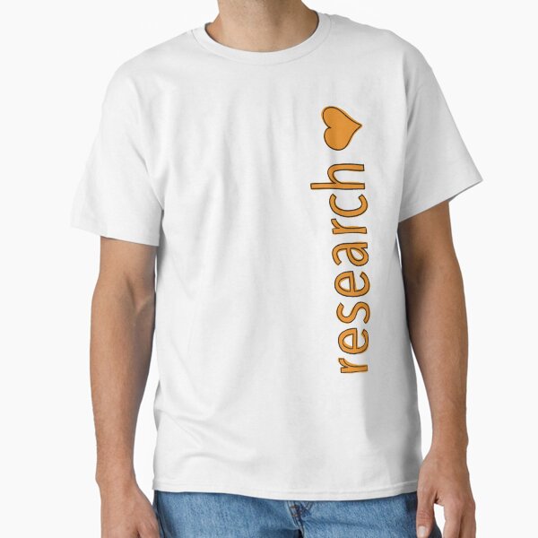 Research Heart (Orange) Classic T-Shirt
