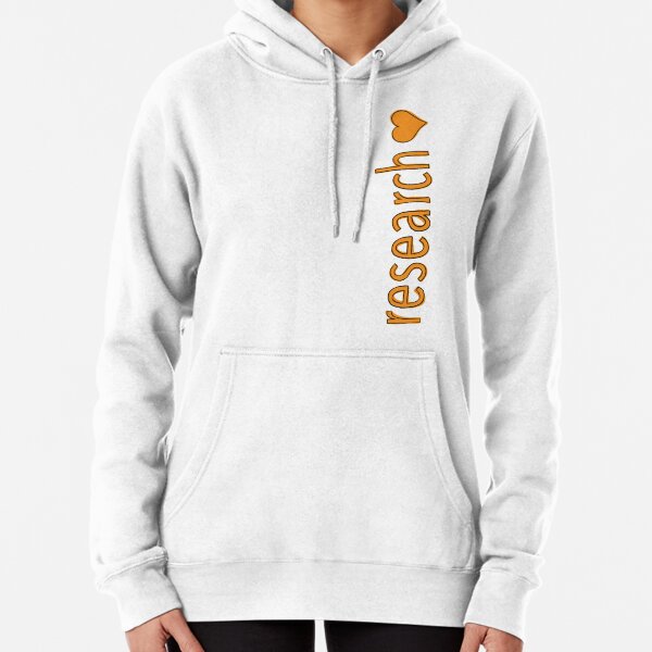 Research Heart (Orange) Pullover Hoodie