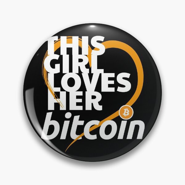 Item preview, This Girl Loves Her Bitcoin designed and sold by hanlynstyle.