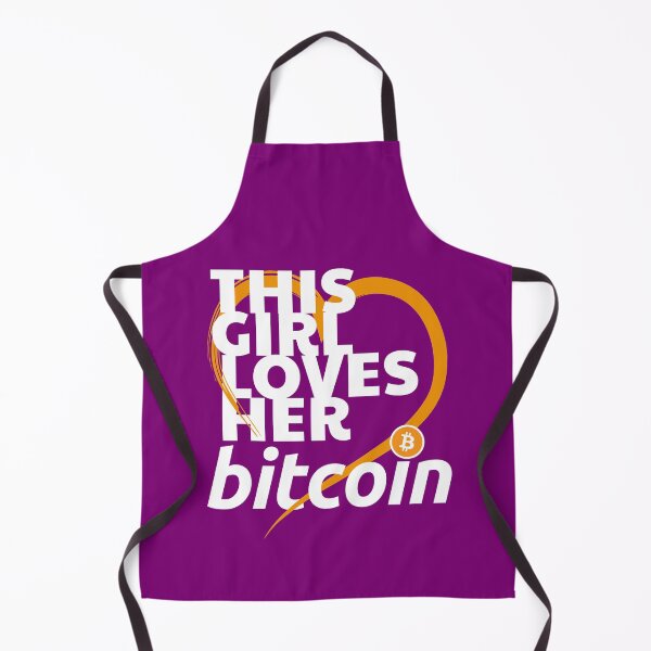 Item preview, This Girl Loves Her Bitcoin designed and sold by hanlynstyle.
