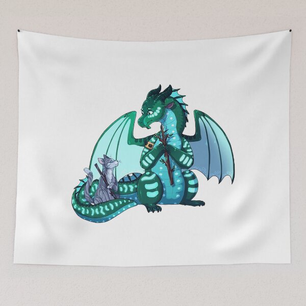 Item preview, Wings Of Fire T-ShirtWings of Fire & Warriors - Turtle and Jayfeather - Stick Bois designed and sold by SinnaLiving.