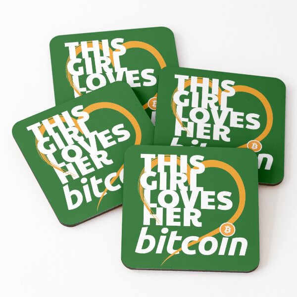 Item preview, This Girl Loves Her Bitcoin designed and sold by hanlynstyle.