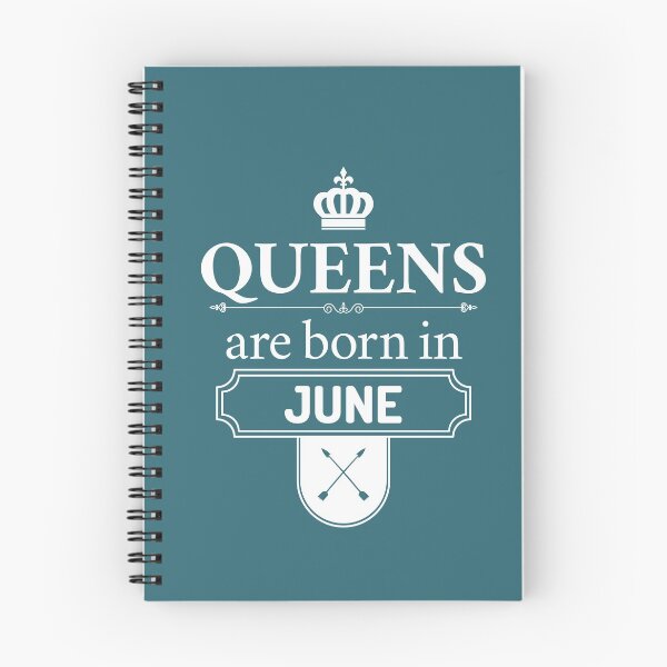 Item preview, Queens Are Born In June | Birthday Gift | designed and sold by Minimalwiz.