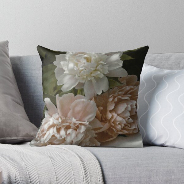 Decorative Pillow Flower Shaped Floral Pattern Cushion milkydartsscrunchies