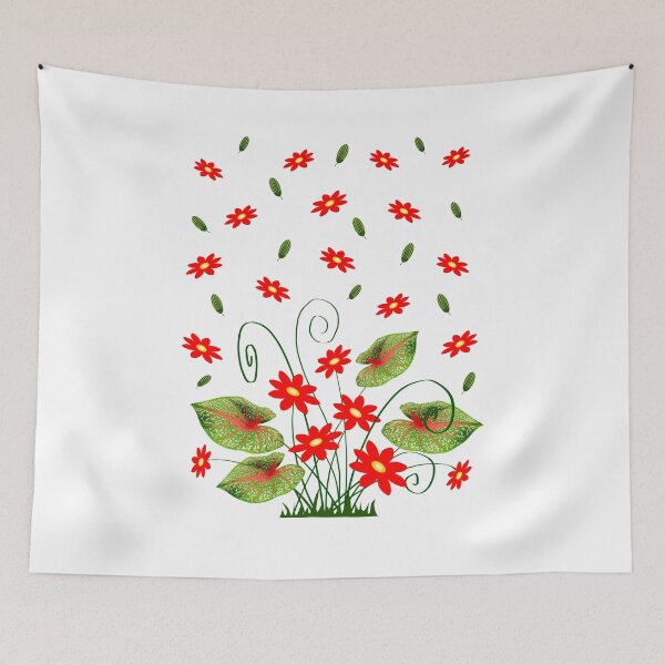 Item preview, Red Flowers designed and sold by SpringForever.