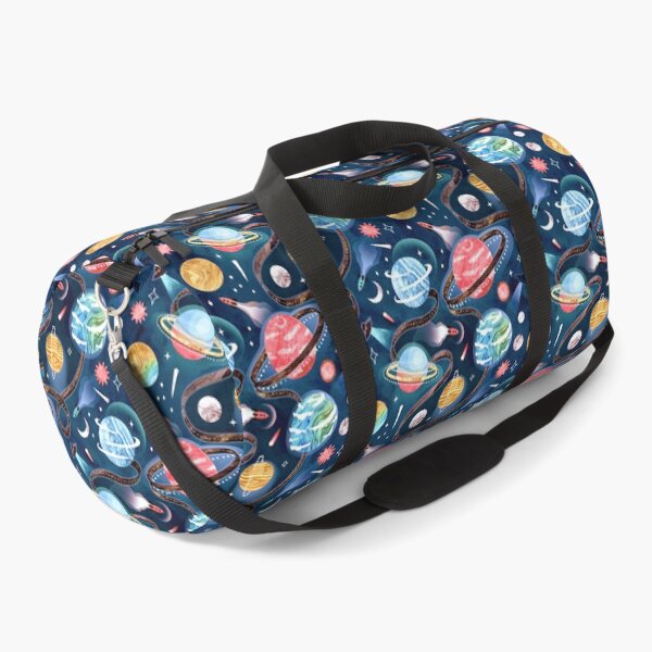 Item preview, Highway to Intergalactic Adventures - Navy Blue, Pink & Yellow designed and sold by TigaTiga.