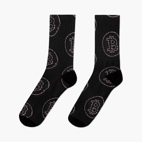 Item preview, Bitcoin Crypto Digital Glitch designed and sold by BtcSweatshirts.