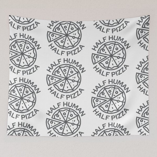 Item preview, Half Human Half Pizza designed and sold by SweetAndSpice.