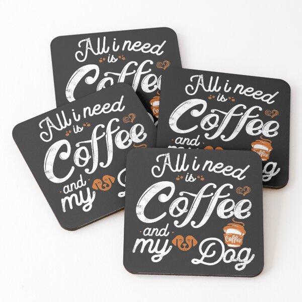 Item preview, all i need is coffee and my dog designed and sold by DahiyaTees.