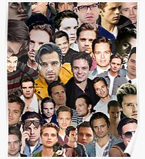 sebastian stan collage Poster