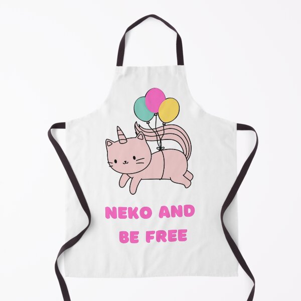 Item preview, Neko and Be Free  designed and sold by KawaiiForAll.
