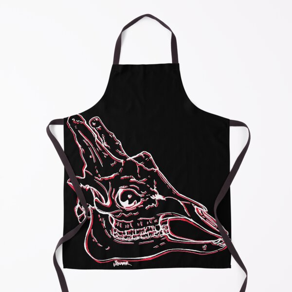 Item preview, Giraffe Skull (black BG) designed and sold by -Senaar-.