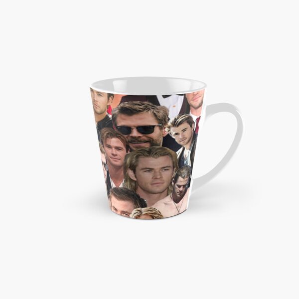chris hemsworth collage Tall Mug
