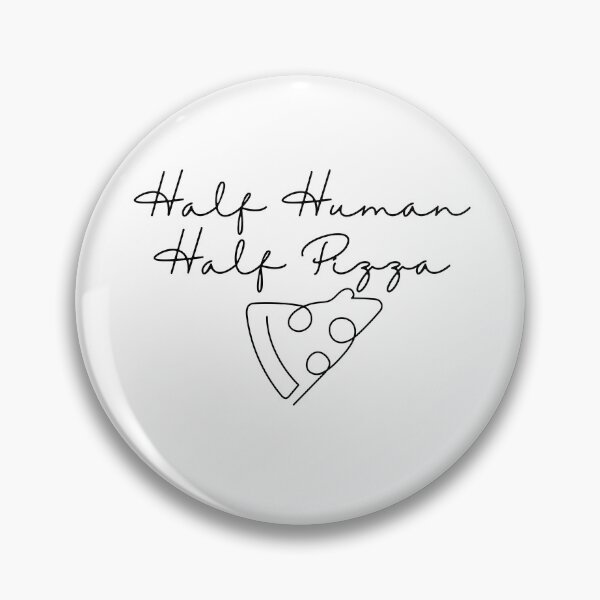 Item preview, Half Human Half Pizza designed and sold by SweetAndSpice.
