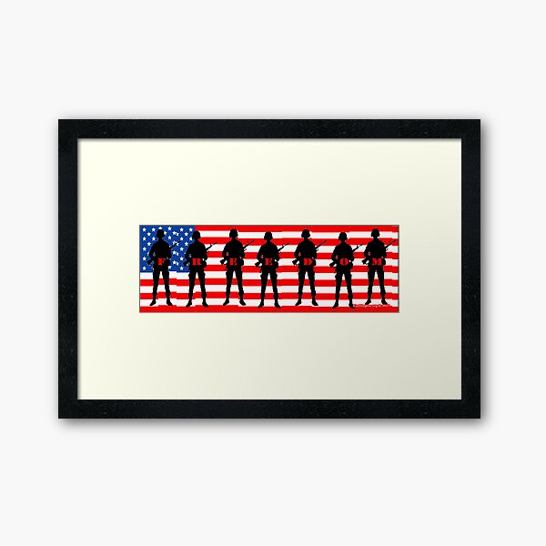 Memorial Day: Freedom Framed Art Print