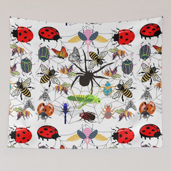 Item preview, The spider has caught insects with a web. designed and sold by Senior-Kuzmin.