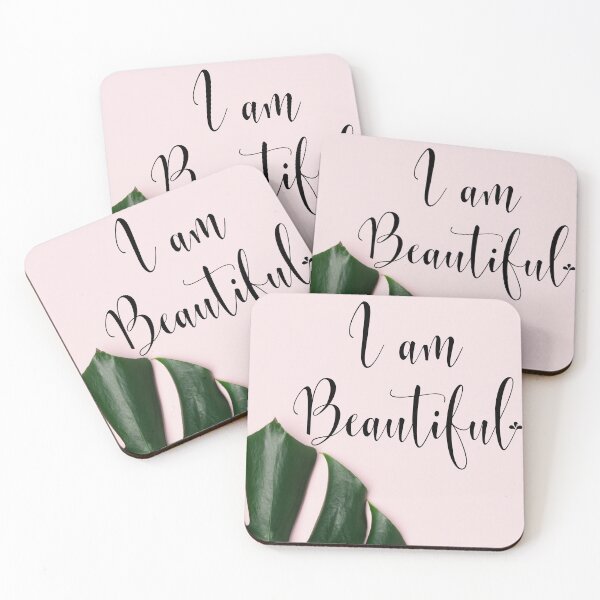 Item preview, Inspirational Quote - I am beautiful  designed and sold by Girlbossvibes.