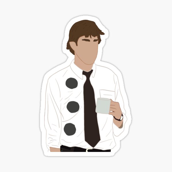 The Office - 3 Hole Punch Jim Sticker