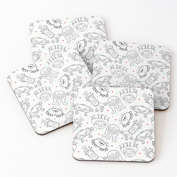 Item preview, monsters and stars designed and sold by Monica-T-art.