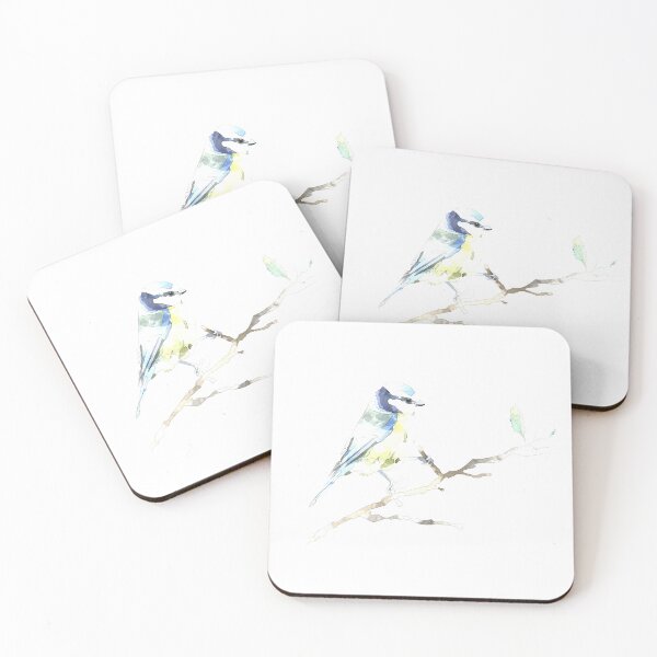 Item preview, Watercolour Blue tit designed and sold by snewdesigns.